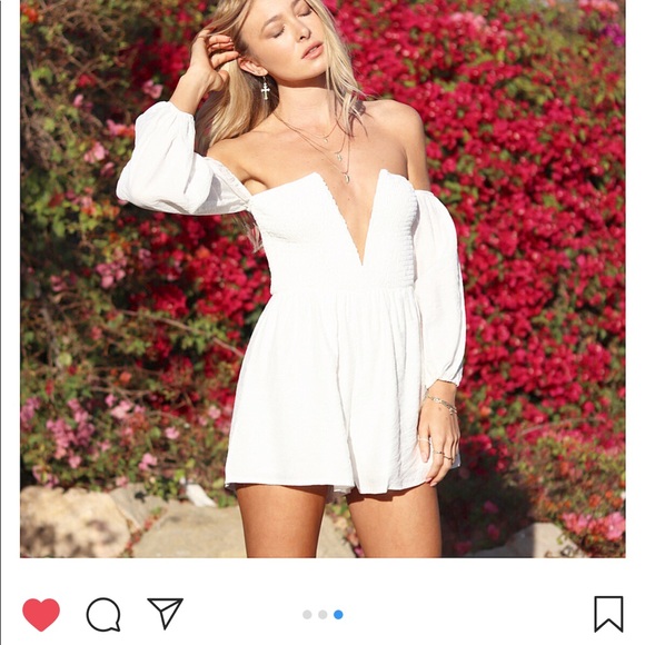 Rebel Violet white romper - Picture 3 of 8